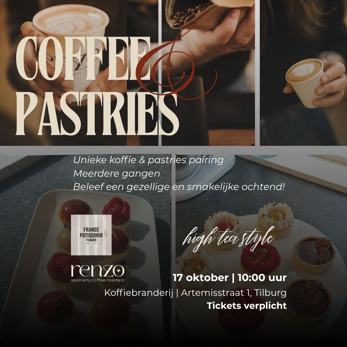 Koffie & patisserie pairing