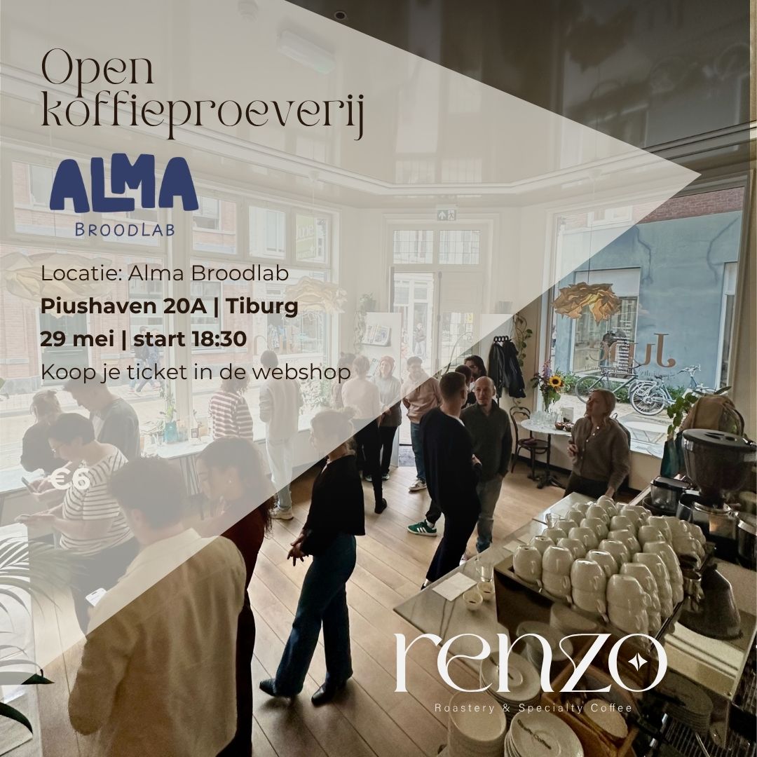 Open koffieproeverij bij Alma Broodlab | 29 mei