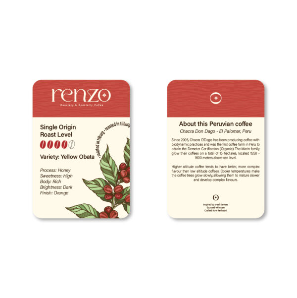 Chacra Don Dago - Peru - Espresso - 250g - Afbeelding 2